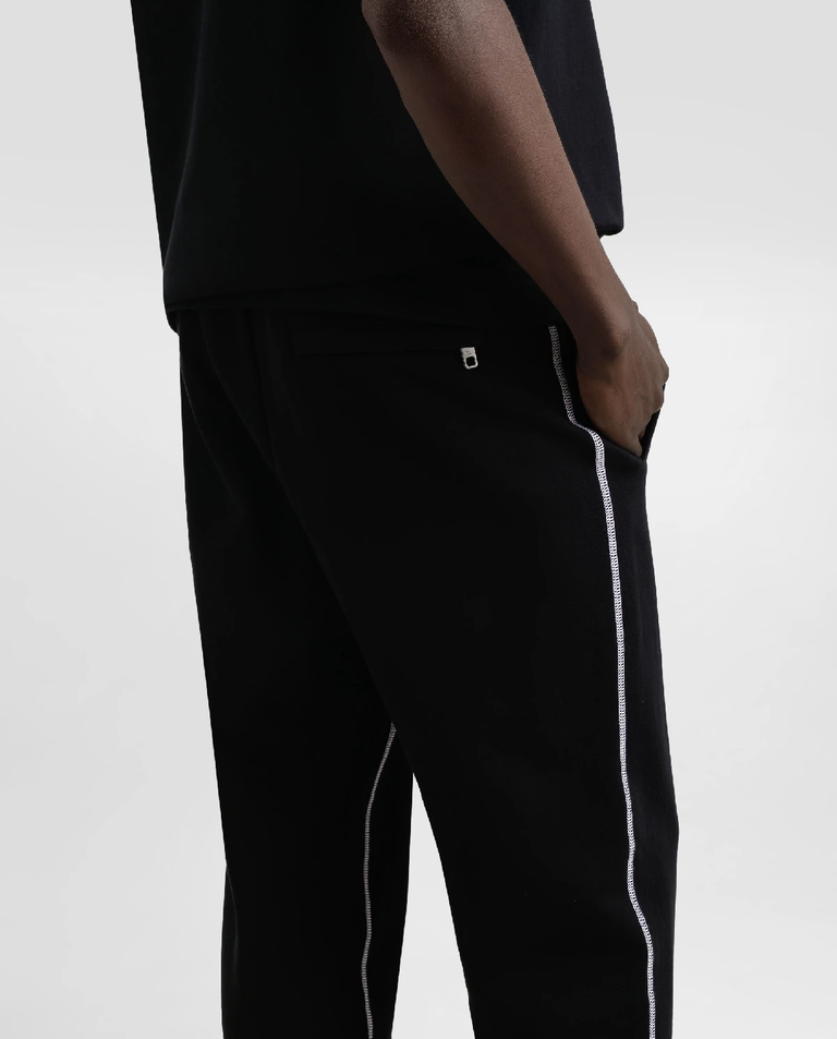 Czarne spodnie dresowe z logo - Image #5