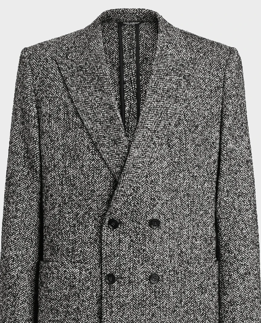 Dwurzędowa wełniana marynarka - Image #1