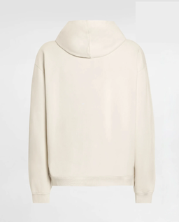 Kremowa bluza z kapturem - Image #1