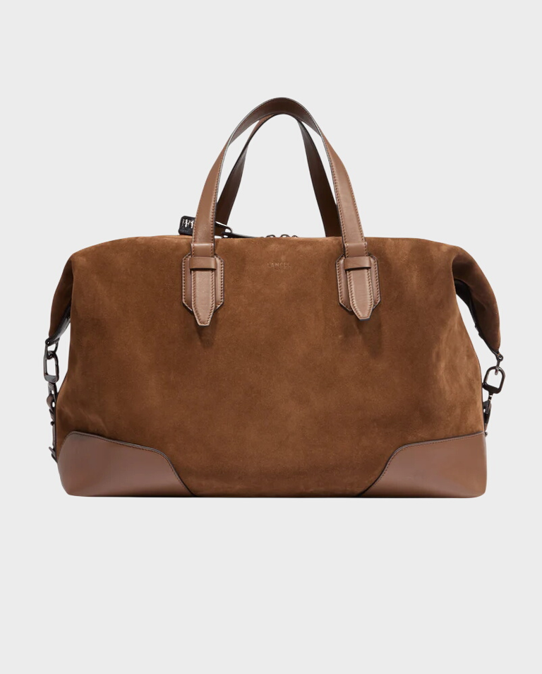 Brązowa skórzana torba