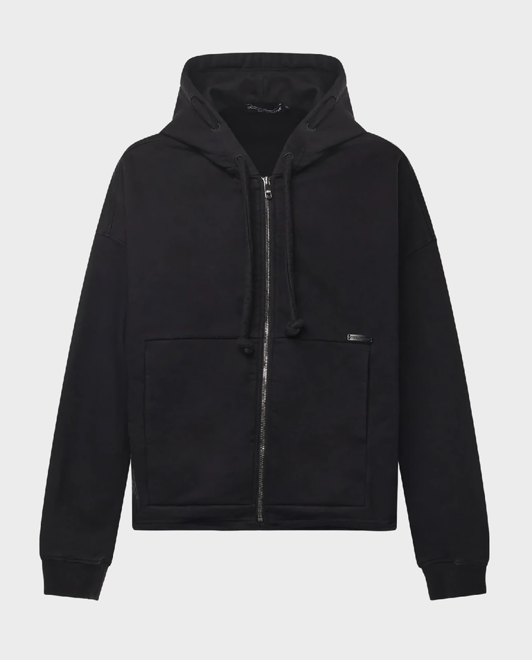 Czarna bluza z kapturem