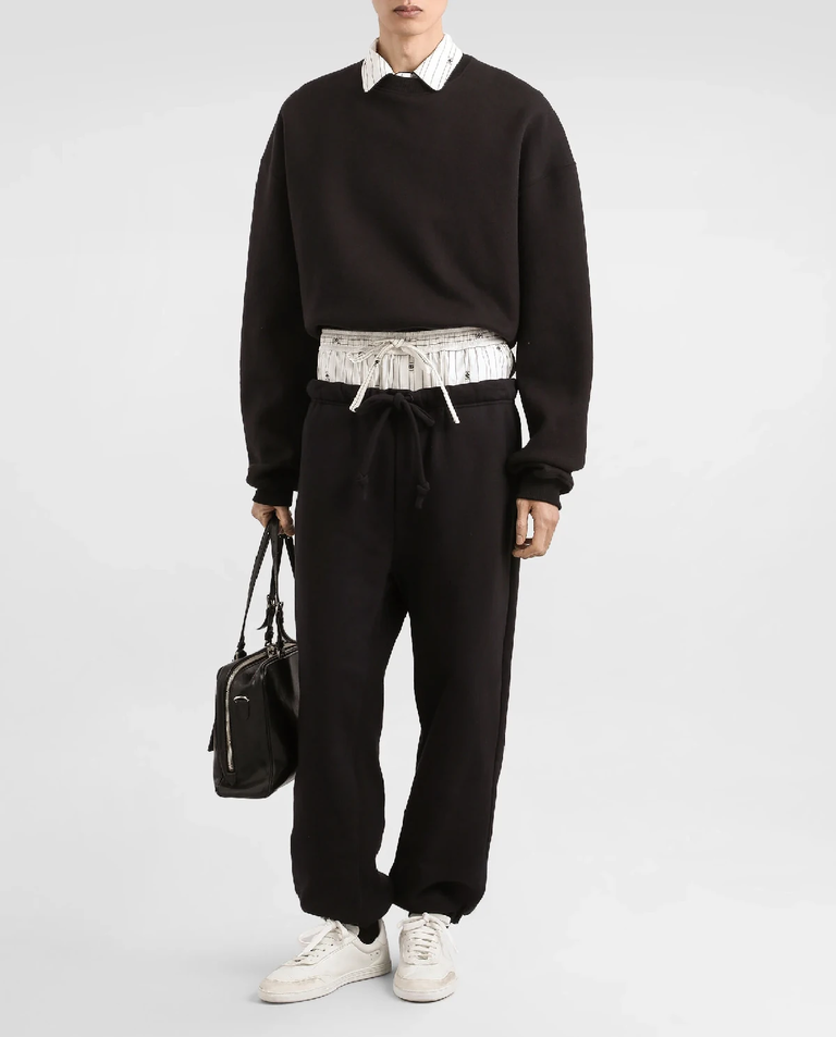 Czarna bawełniana bluza