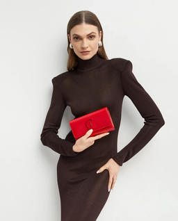 Czerwona lakierowana torebka Loubi54 - Image #0