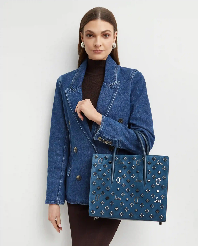 Zamszowa torebka Paloma Medium