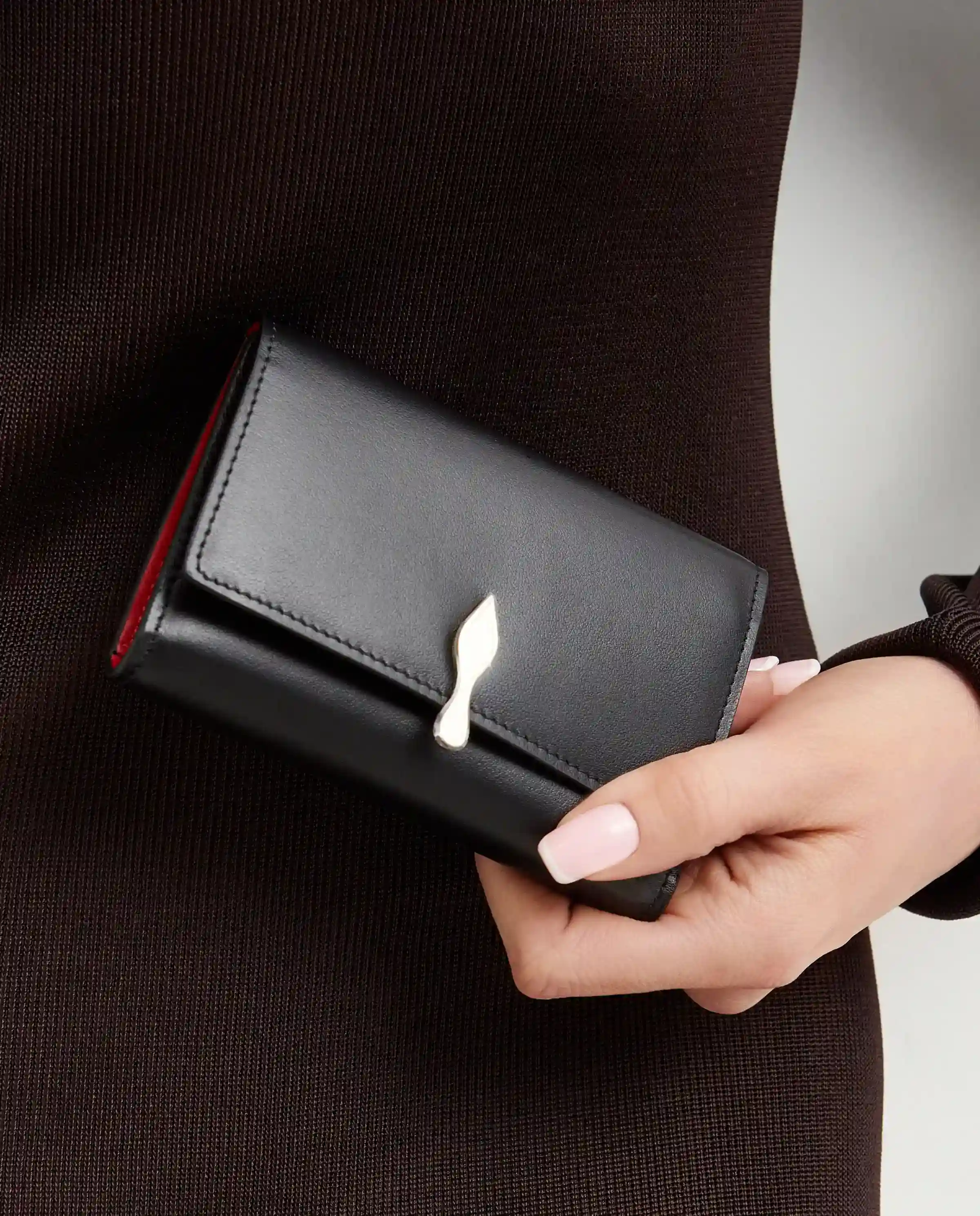 Czarne etui na karty Bettina - Image #0