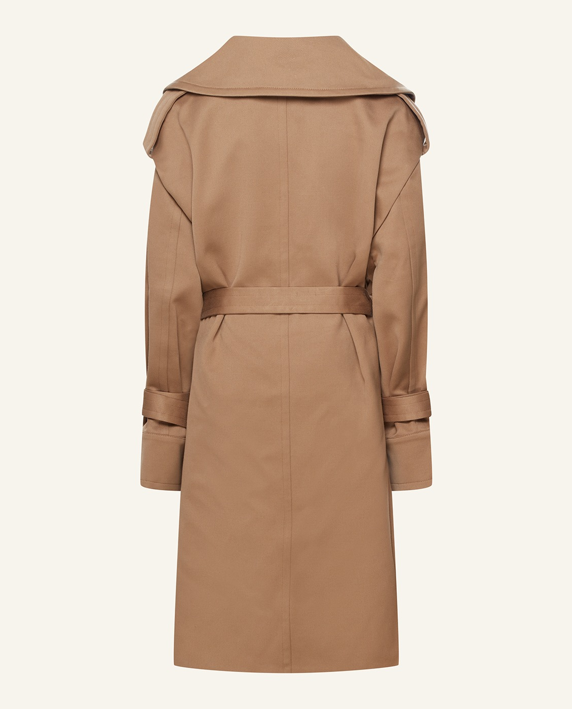 Dwurzędowy brązowy płaszcz - Image #4