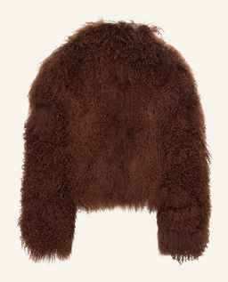 Brązowe krótkie futro - Image #10