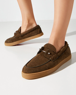 Brązowe mokasyny Chambeliboat - Image #0