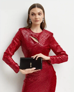 Czarna lakierowana torebka Bettina - Image #1