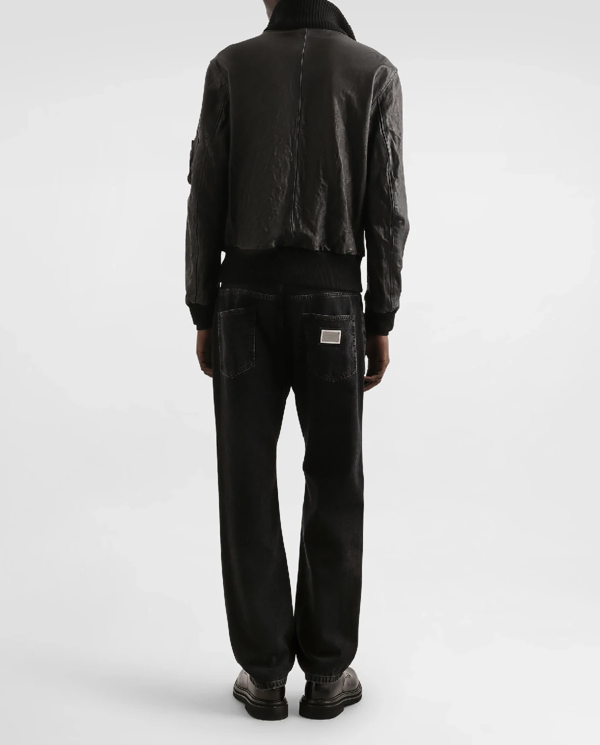 Czarna skórzana kurtka - Image #2