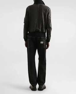 Czarna skórzana kurtka - Image #2