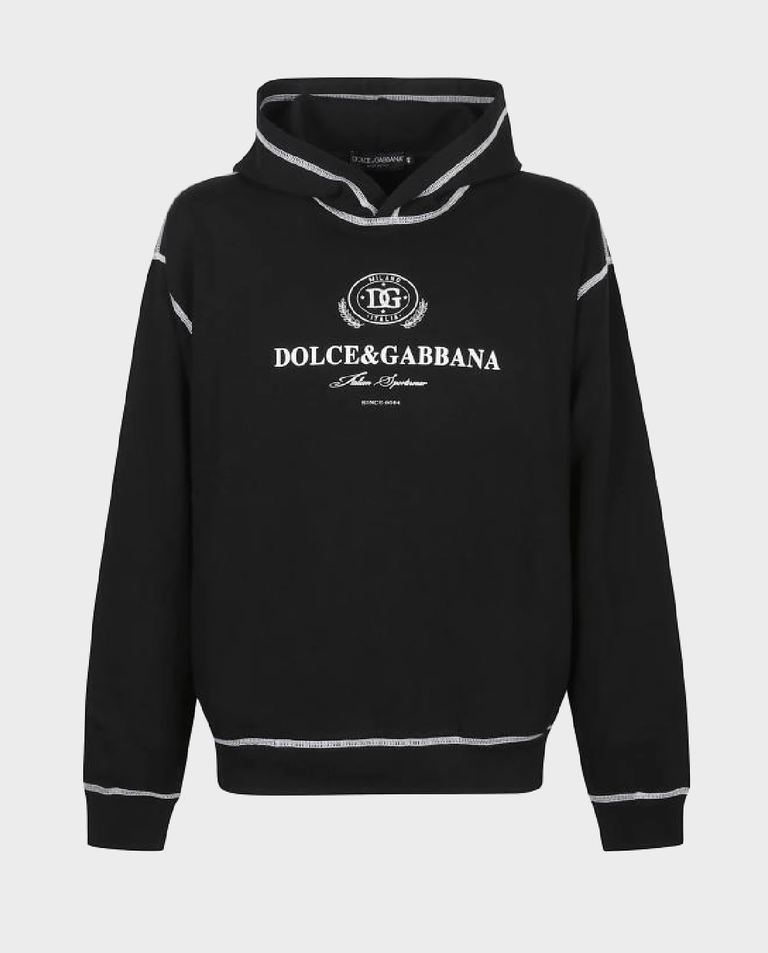 Czarna bluza z kapturem