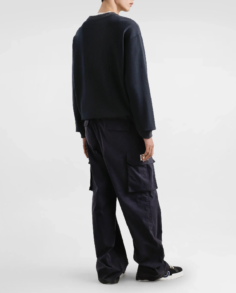 Granatowa bluza z haftem - Image #2