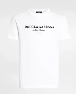 Biała koszulka nadrukowanym logo - Image #0