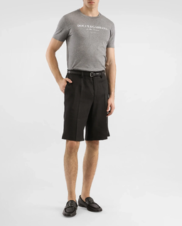 Szara koszulka nadrukowanym logo - Image #1