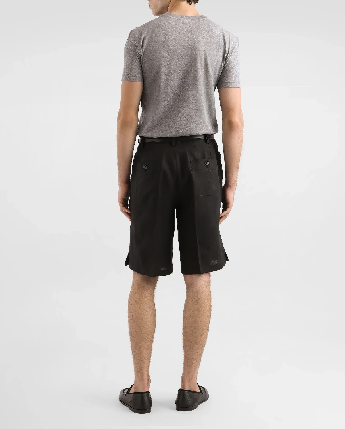 Szara koszulka nadrukowanym logo - Image #2