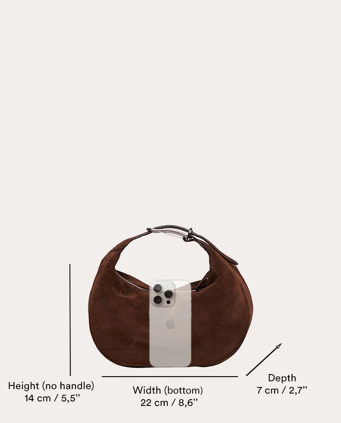 Brązowa torebka Moon Pouch - Image #3