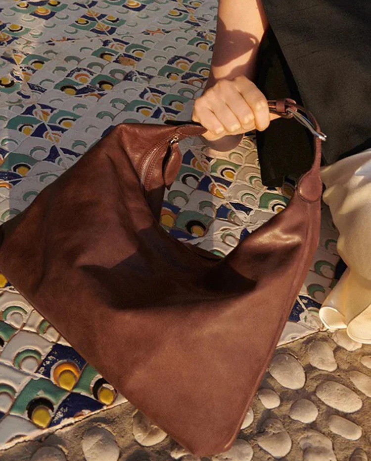 Brązowa torba na ramię