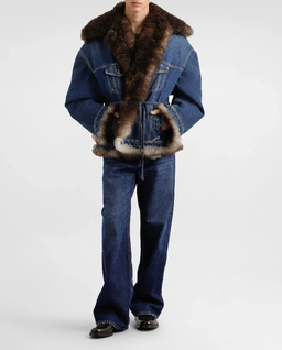 Granatowe jeansy - Image #1