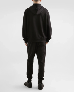 Czarne spodnie dresowe z naszywką - Image #2