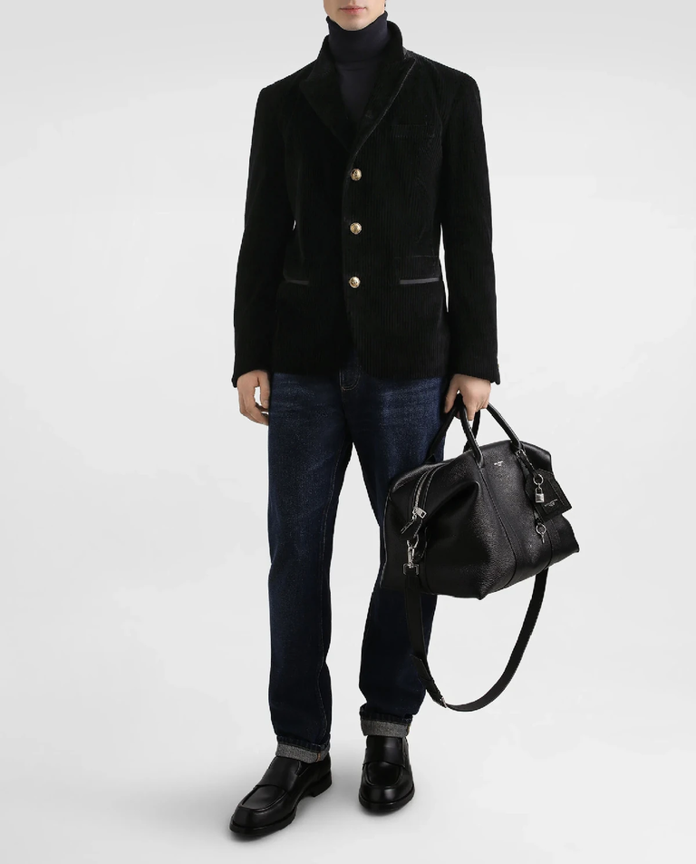 Granatowe jeansy Classic Fit - Image #2