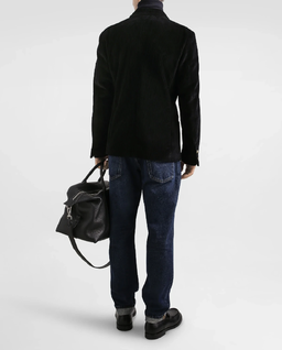 Granatowe jeansy Classic Fit - Image #3