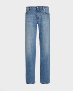 Niebieskie spodnie jeansowe - Image #1