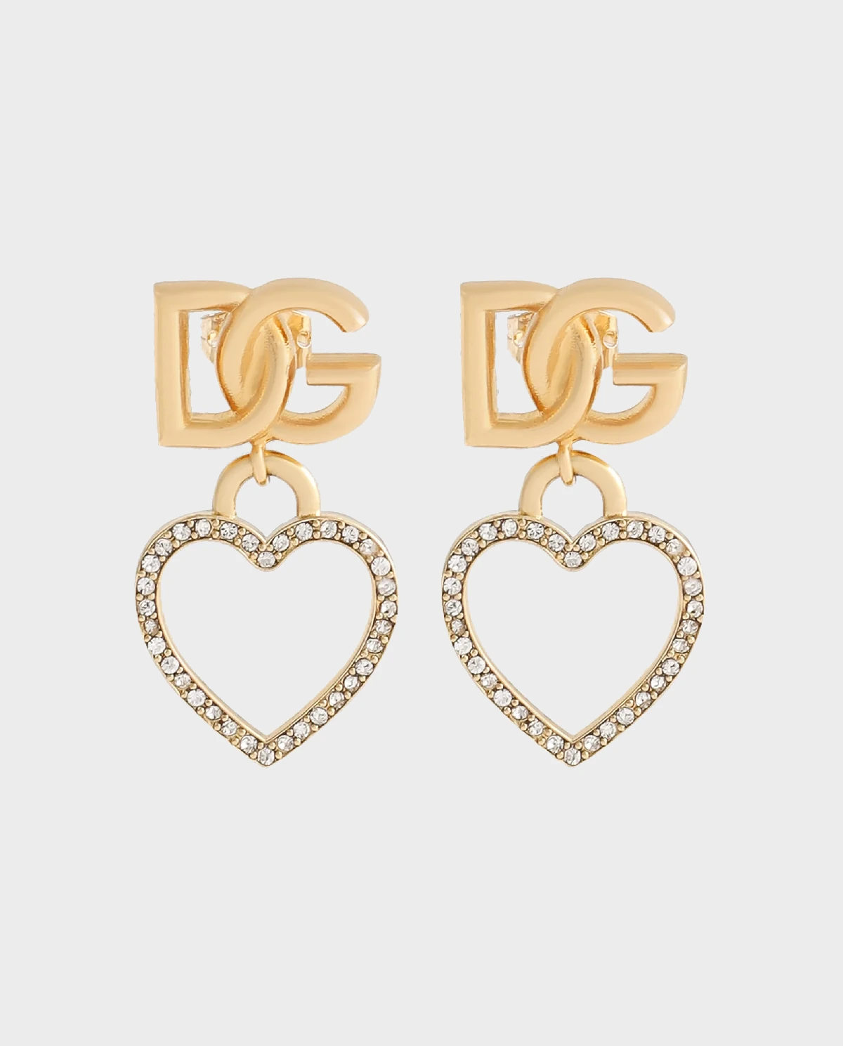 Kolczyki z serduszkami i logo - Image #0