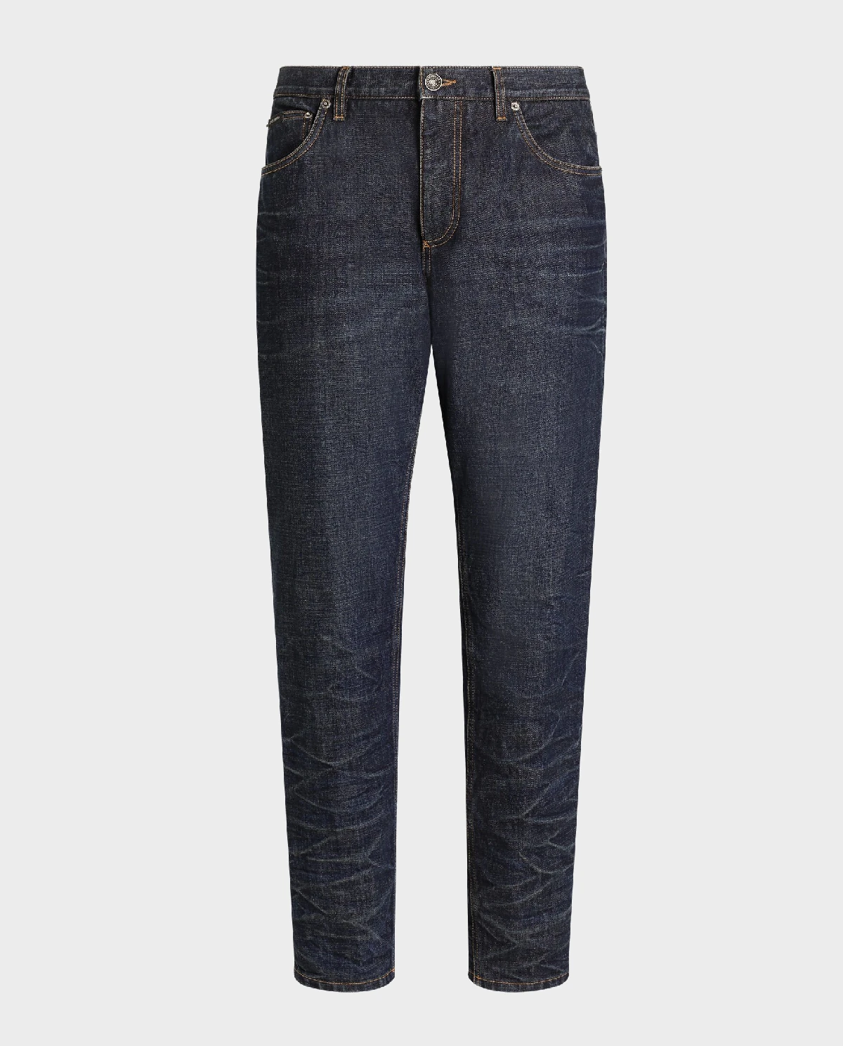 Granatowe jeansy Loose Fit - Image #0