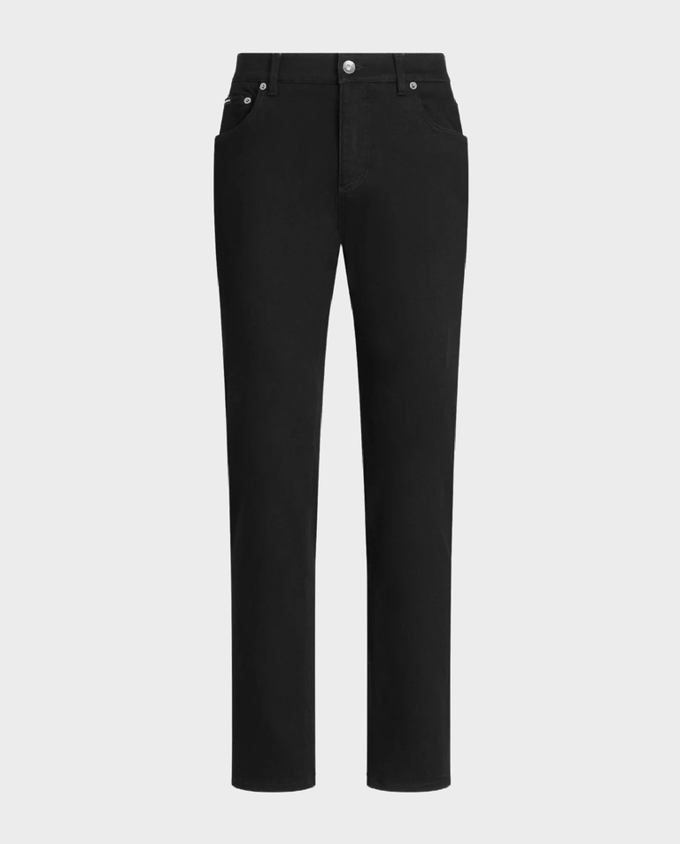 Czarne jeansy Slim Fit