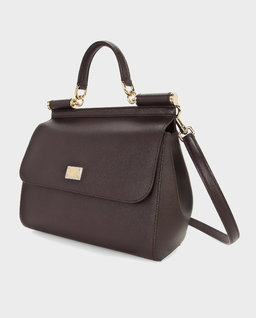 Burgundowa torebka Sicily Large - Image #6