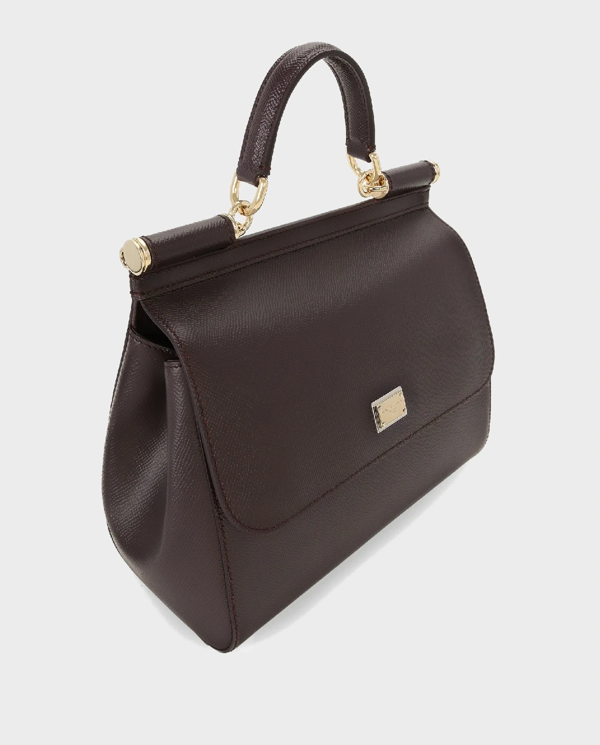 Burgundowa torebka Sicily Large - Image #7