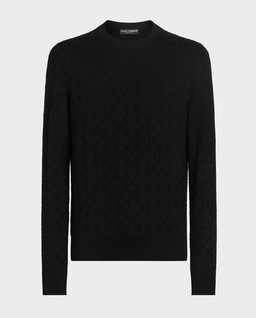 Czarny jedwabny sweter - Image #0