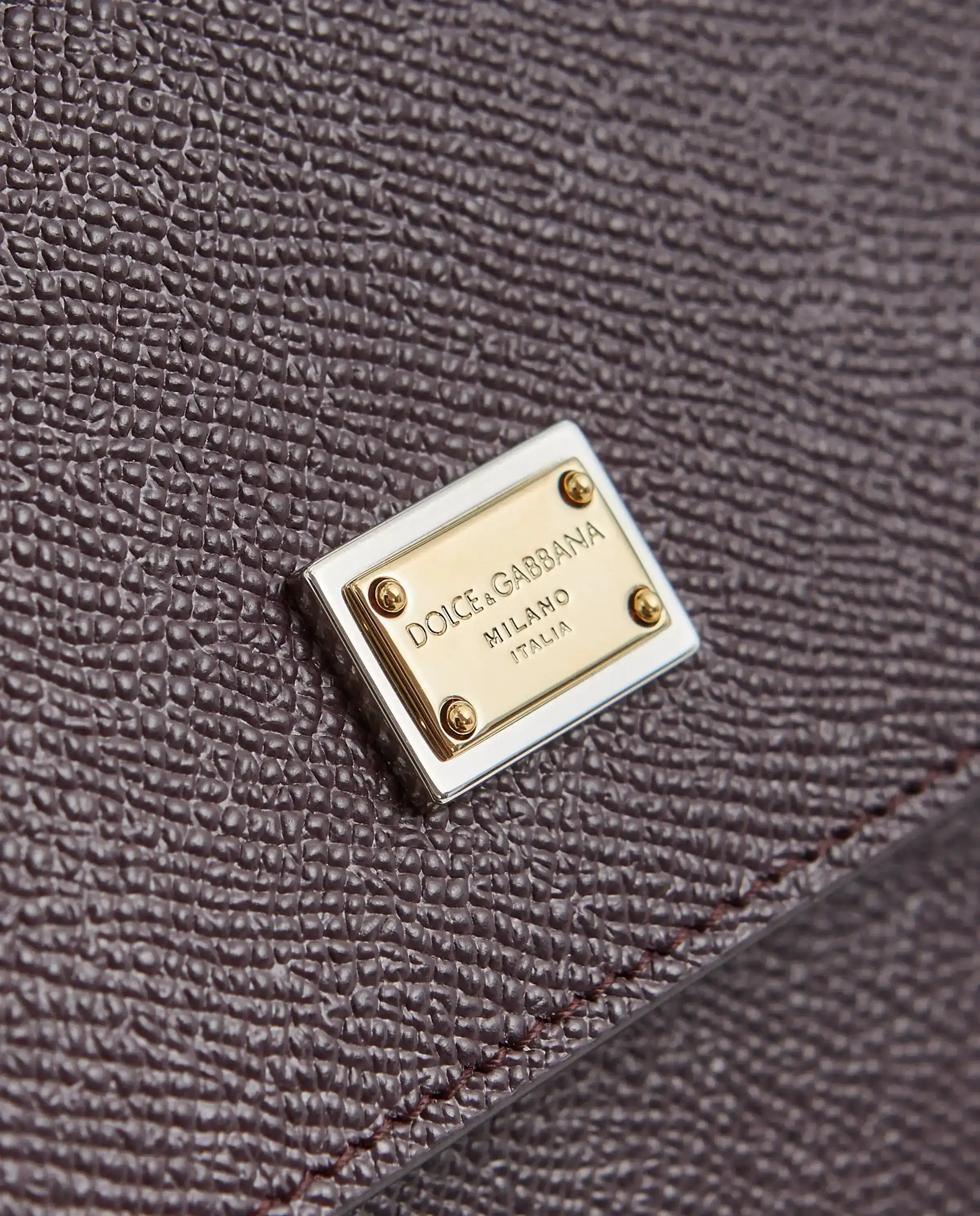 Burgundowa torebka Sicily Medium - Image #10