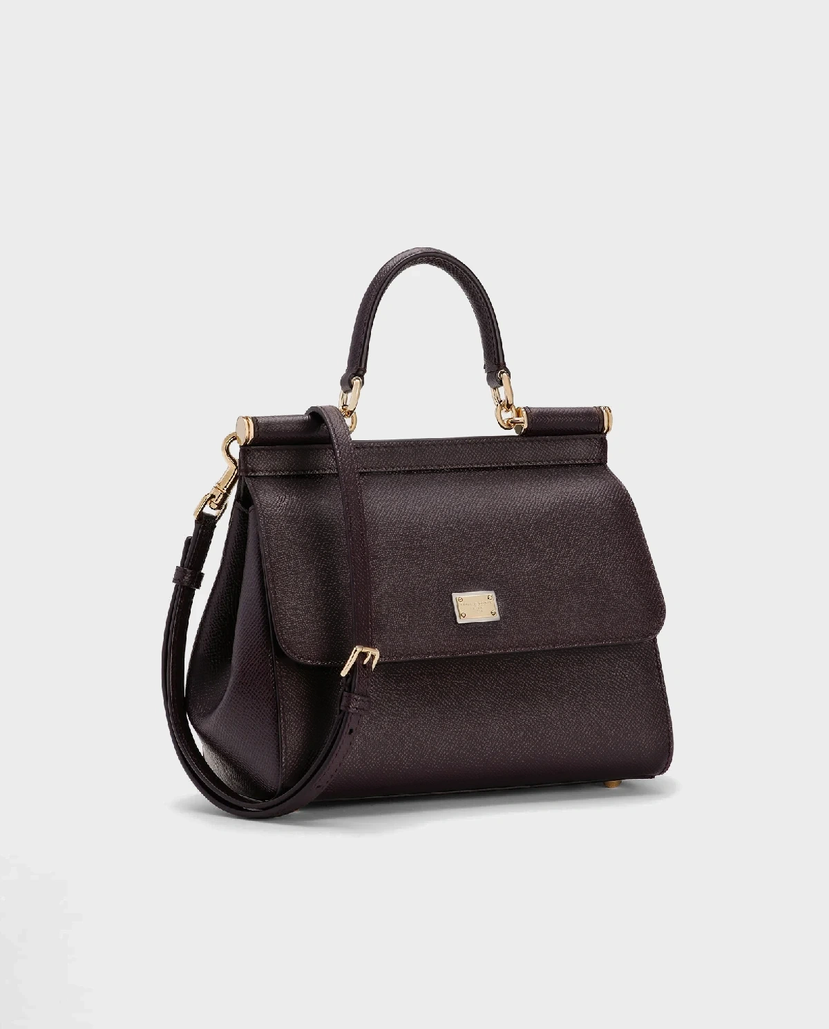 Burgundowa torebka Sicily Medium - Image #3