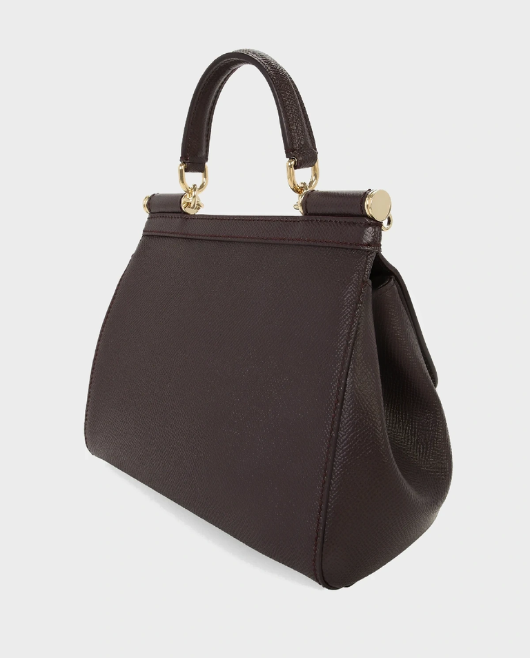 Burgundowa torebka Sicily Medium - Image #8