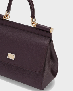 Burgundowa torebka Sicily Medium - Image #9