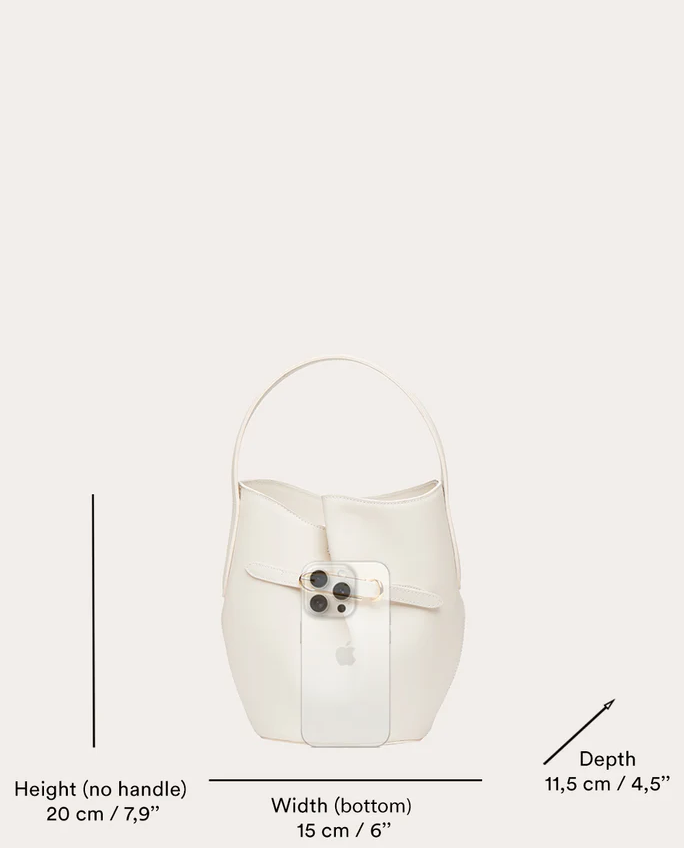 Beżowa torebka Bucket Bag