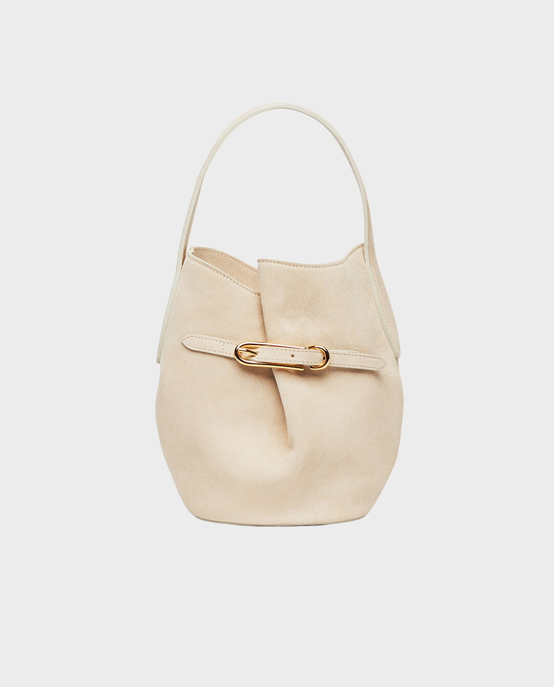 Beżowa torebka Bucket Bag - Image #0