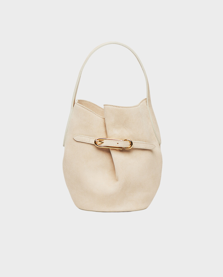 Beżowa torebka Bucket Bag