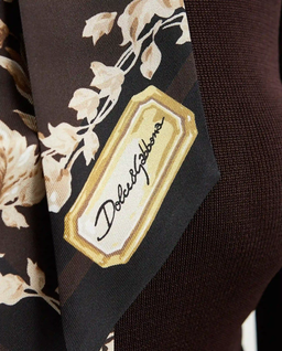 Jedwabna szarfa w kwiaty - Image #2