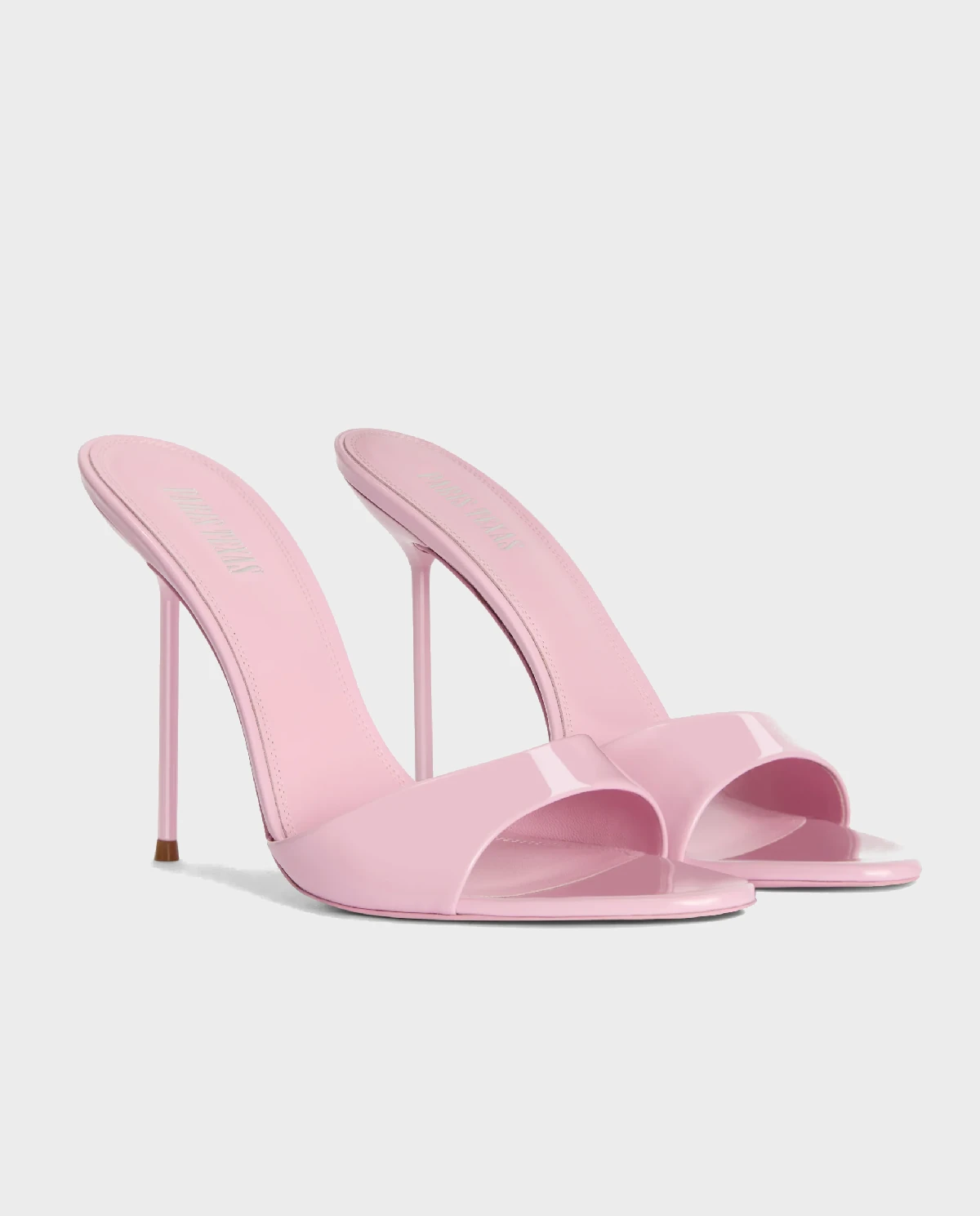 Różowe klapki na szpilce Lidia 105 - Image #1