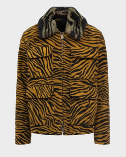 Kurtka Lamb Shearing Zebra Pattern - Image #0