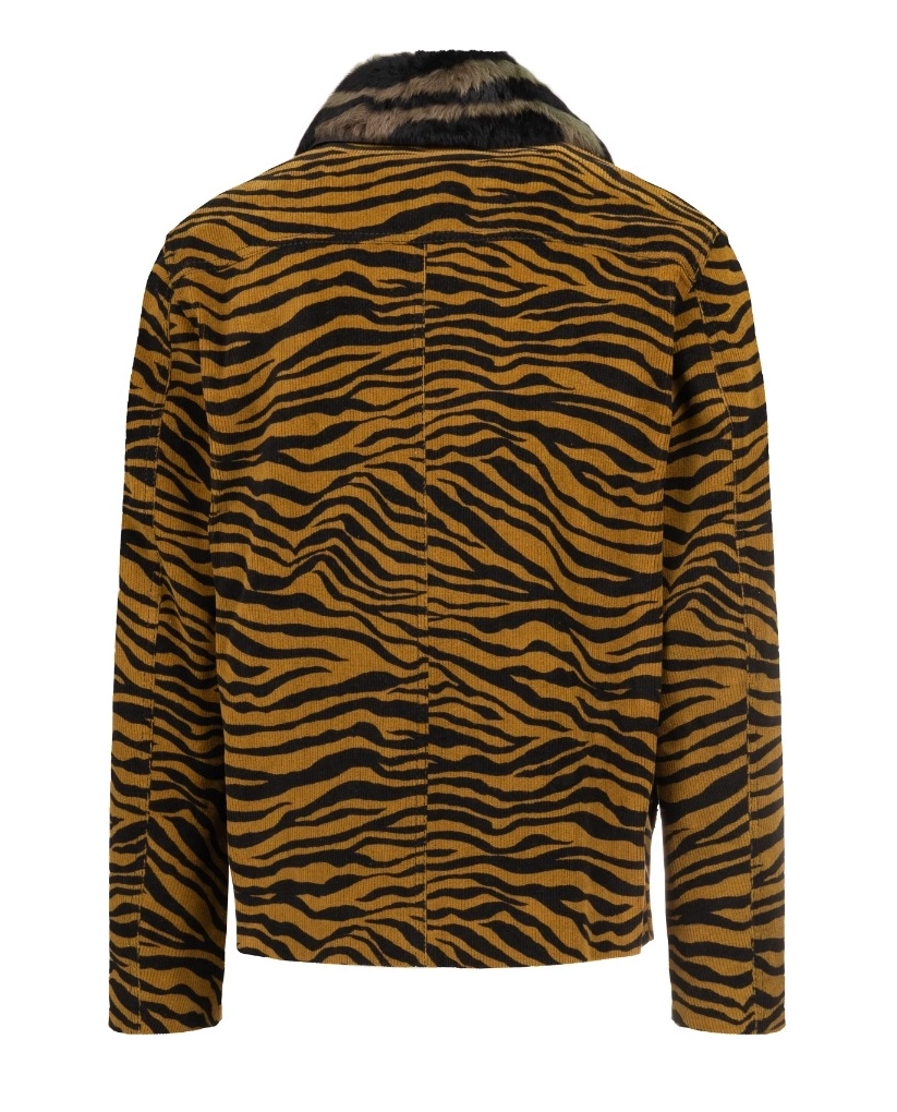 Kurtka Lamb Shearing Zebra Pattern - Image #1