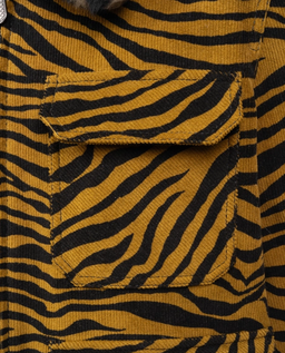 Kurtka Lamb Shearing Zebra Pattern - Image #2