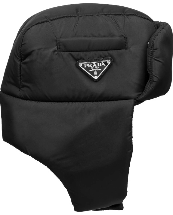 Czarna czapka Trapper Nylon