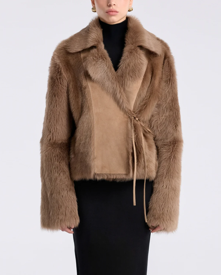 Kurtka z owczej skóry Verena