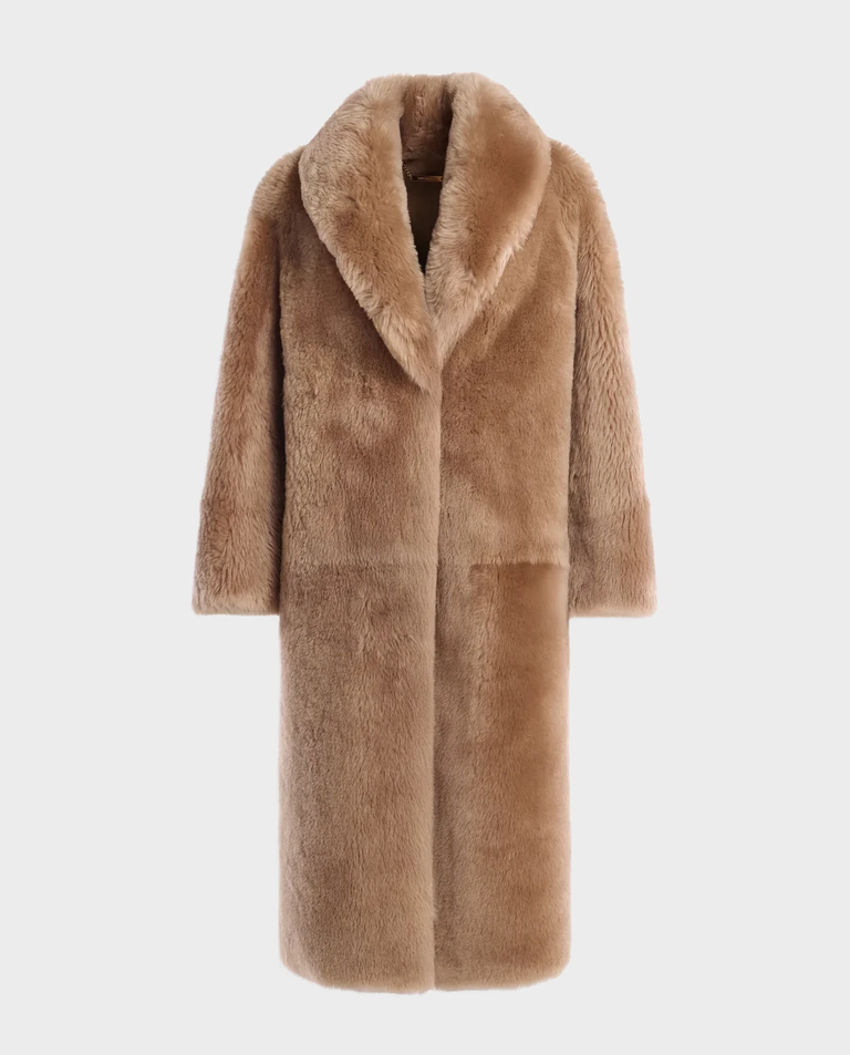 Skórzany płaszcz Anais