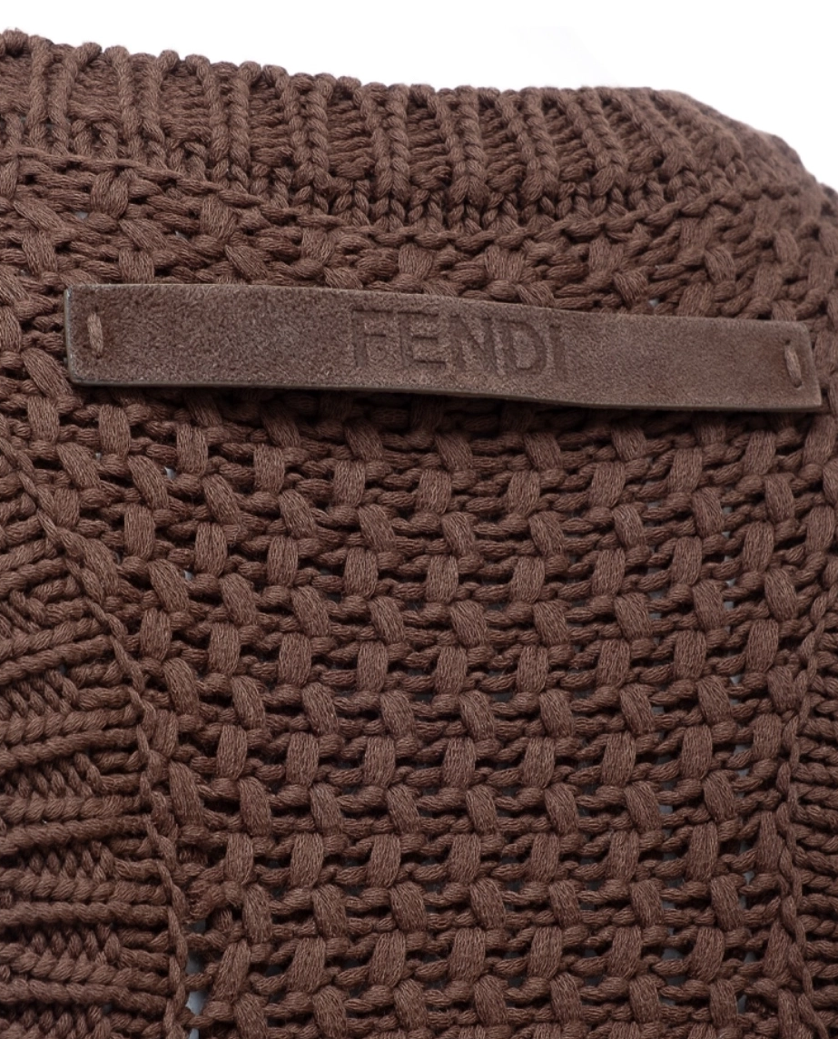 Fendi knitted brown pullover vest - Image #2