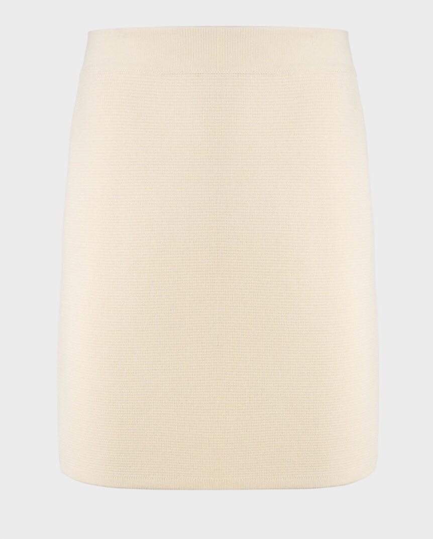 Kremowa dzianinowa spódnica - Image #0